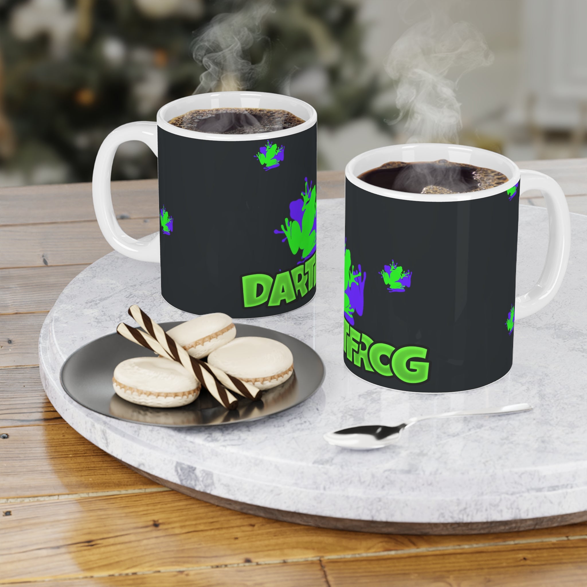 NEON FROG RAVE MUG  (11oz)