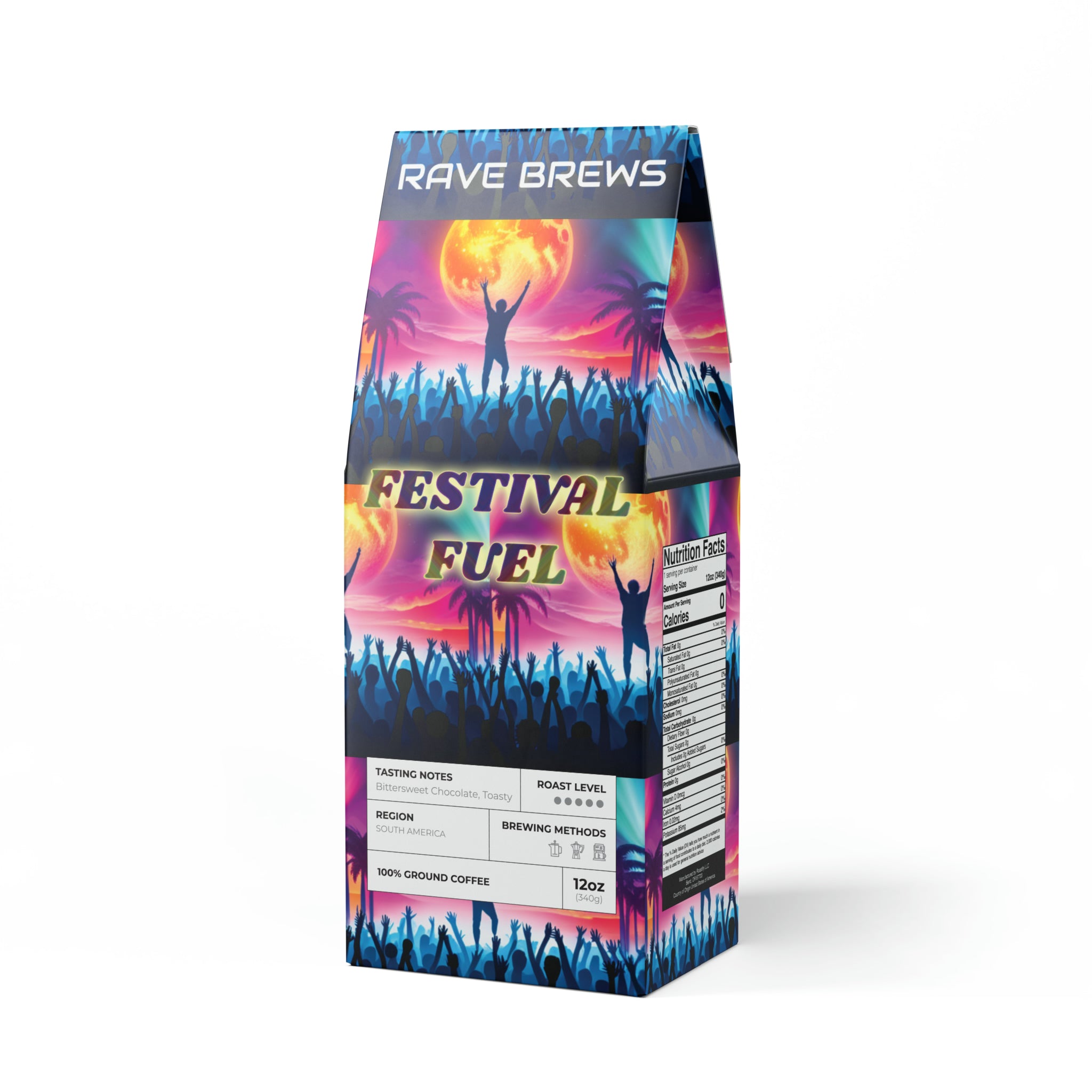 RAVE BREWS - FESTIVAL FUEL (Dark French Roast)