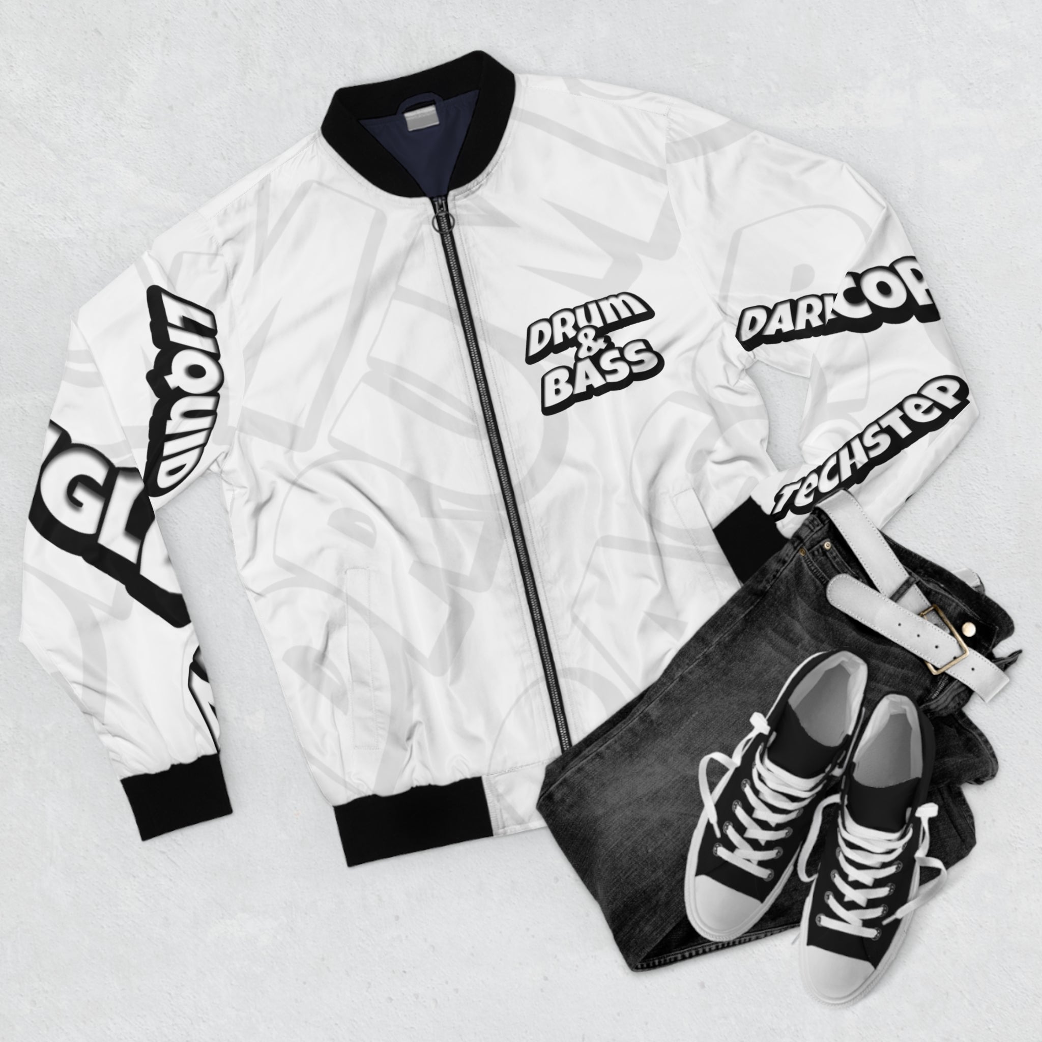 BOLD DESIGN Men’s Bomber Jacket — All-Over-Print Statement Outerwear PRINCE EDITION