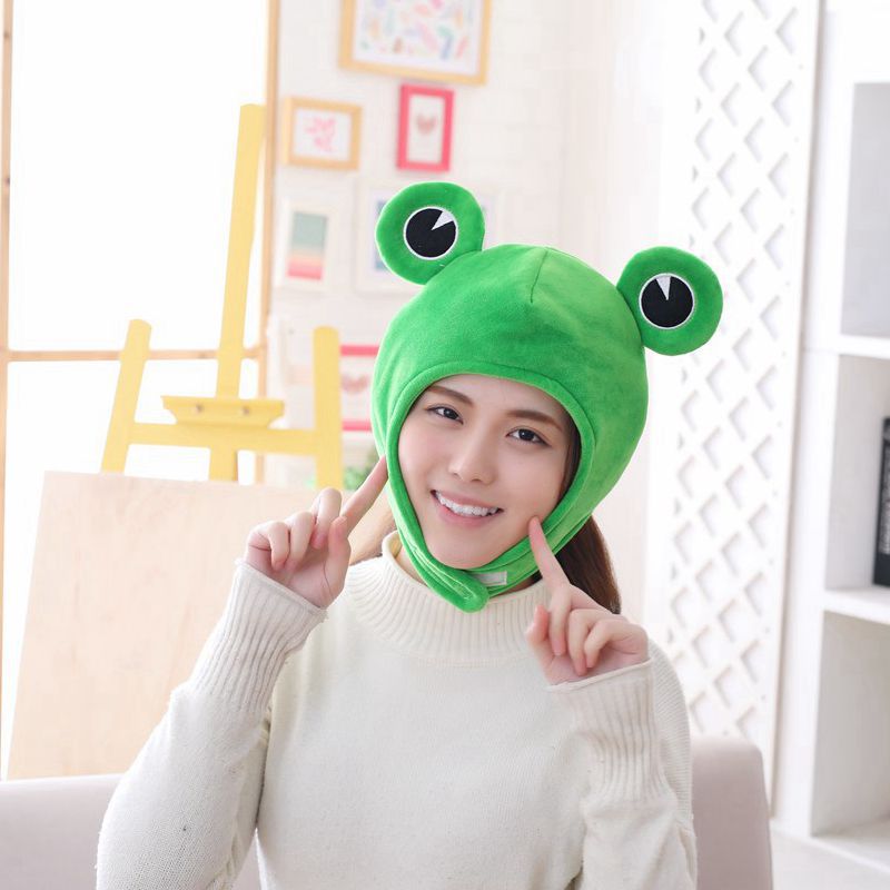 Performance Props New Big Ears Frog Headgear Hat Photo Props
