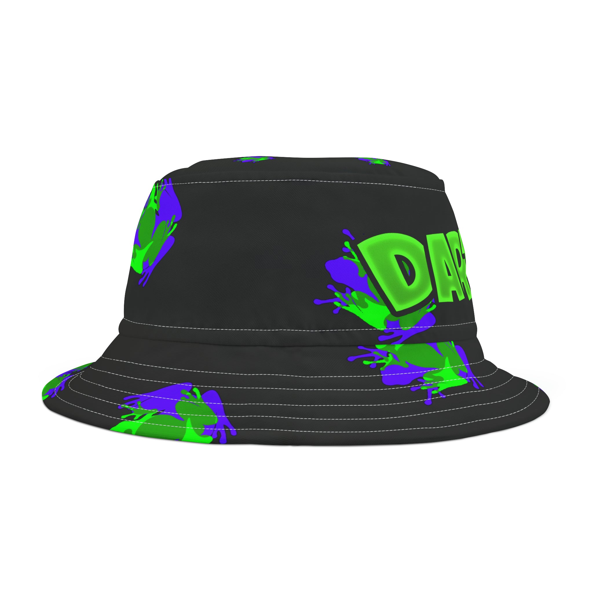 NEON FROG BUCKET HAT