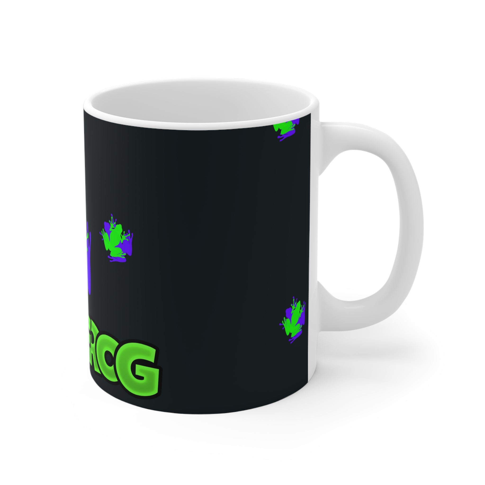 NEON FROG RAVE MUG  (11oz)