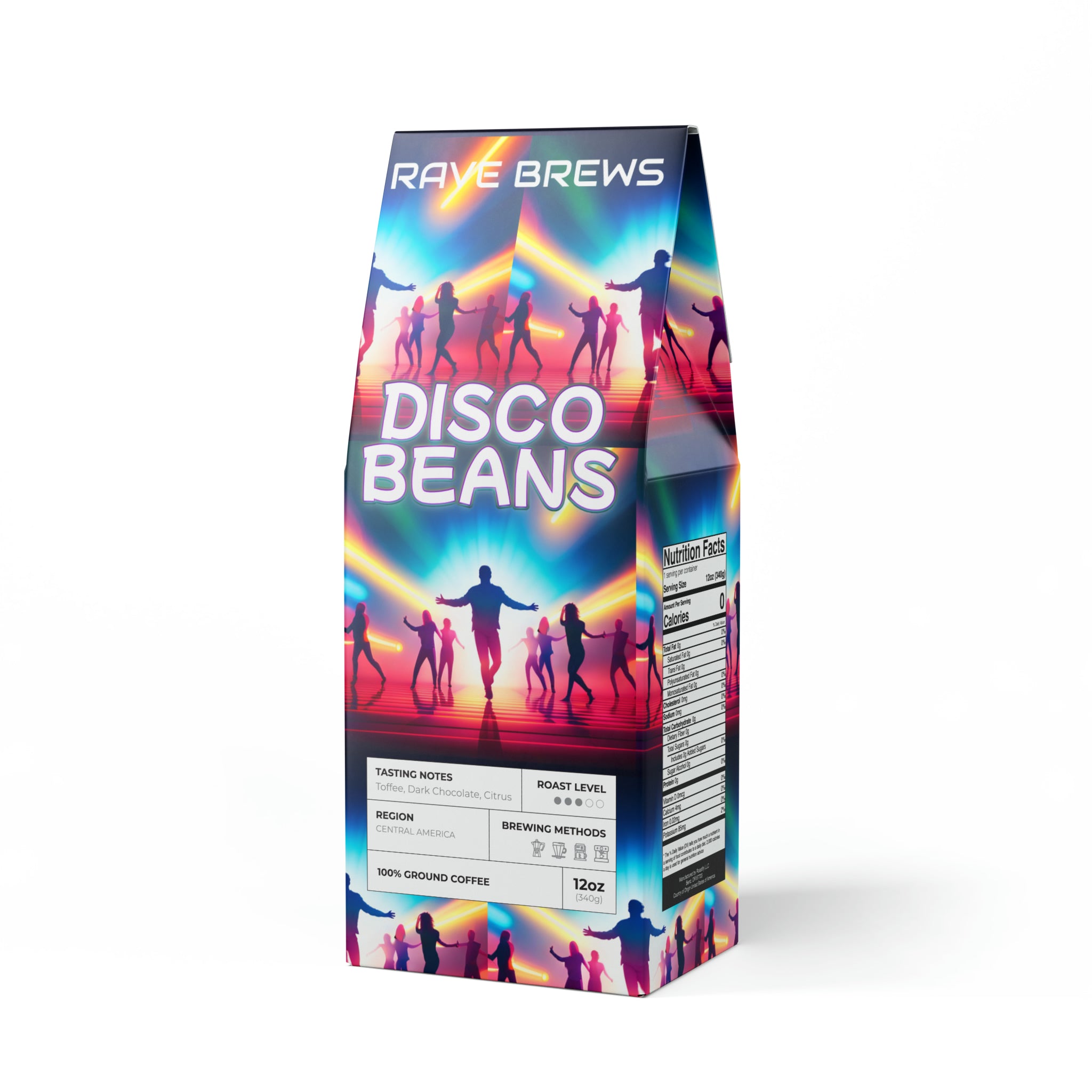RAVE BREWS - DISCO BEANS  (Medium Roast)
