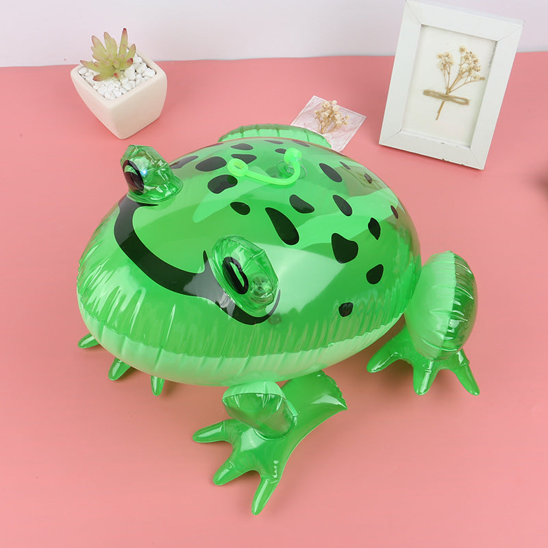 Pvc Inflatable Eyes Light-emitting Frog Inflatable Toy Light-emitting ...