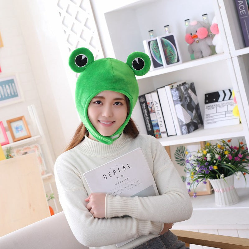 Performance Props New Big Ears Frog Headgear Hat Photo Props